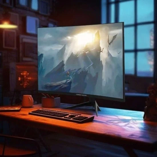 Porodo Gaming Monitor Wide-Curved QHD Monitor 32 - Black